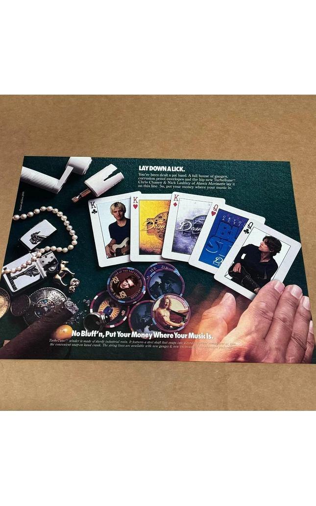 Dean Markley Strings - Nick Lashley / Chris Chaney - 2000 Print Advertisement