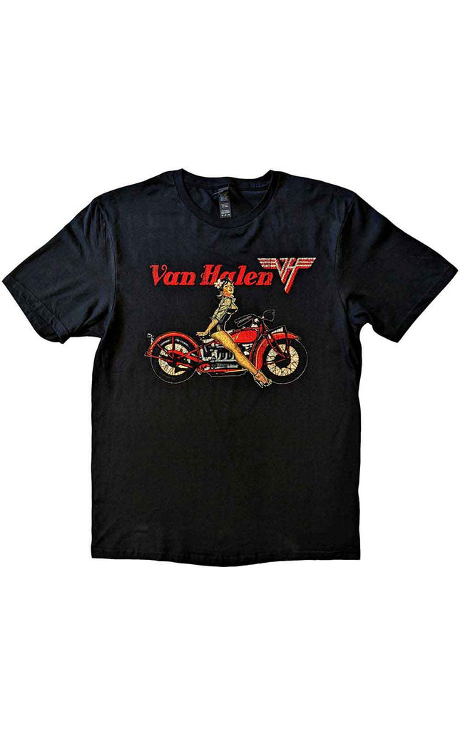 Van Halen Pin-up Motorcycle [T-Shirt]