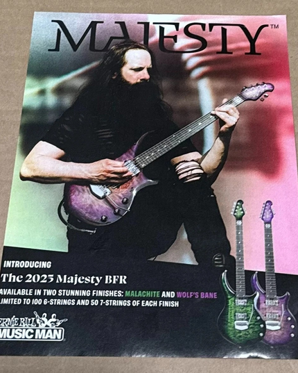 Ernie Ball - John Petrucci of Dream Theater - 2025 Print Ad
