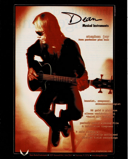 Dean Musical Instruments - Stephen Jay - 2000 Print Advertisement