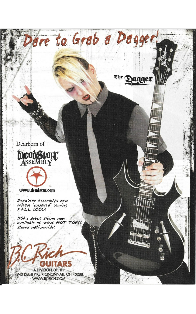 B.C. RICH GUITARS - DEARBORN of DEADSTAR ASSEMBLY - 2005 Print Advertisement