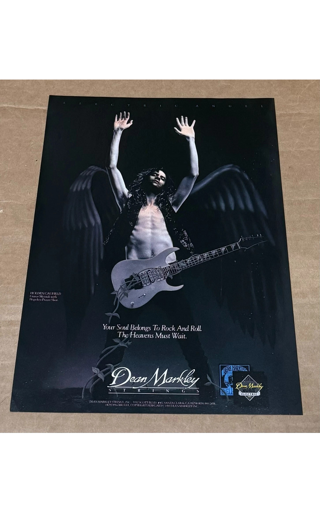 Dean Markley Strings - Holden Caufield - 1994 Print Advertisement