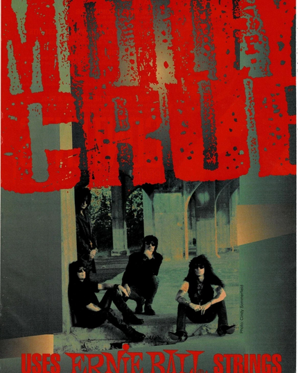 Ernie Ball - MOTLEY CRUE - 1994 Print Advertisement