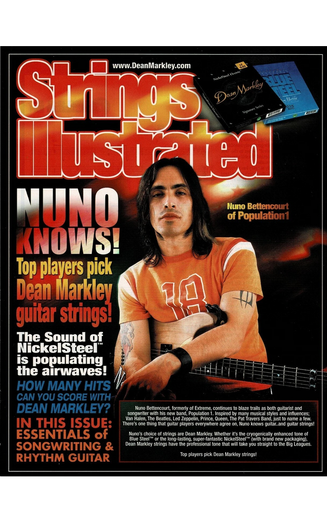 Nuno Bettencourt - Dean Markley - 2005 Print Advertisement
