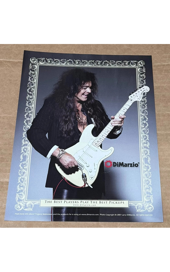 DiMarzio Pickups - YNGWIE MALMSTEEN - 2007 Print Advertisement
