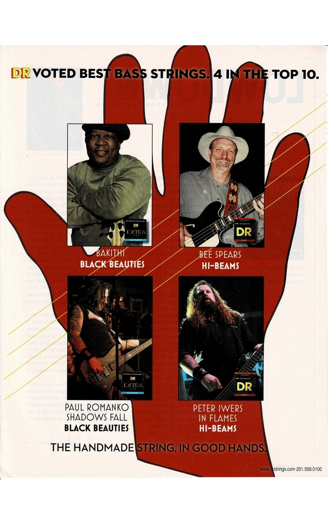 BAKITHI / PAUL ROMANKO / BEE SPEARS / PETER IWERS - DR Strings - 2009 Print Ad