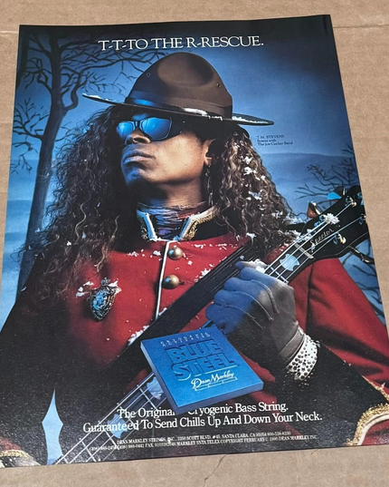 TM Stevens - Dean Markley Strings - 1990 Print Ad