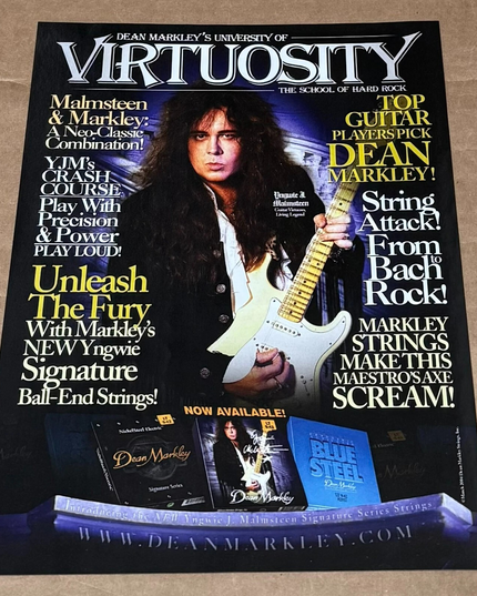 Yngwie Malmsteen - Dean Markley - 2006 Print Advertisement