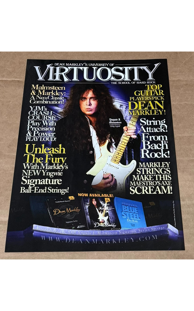 Yngwie Malmsteen - Dean Markley - 2006 Print Advertisement