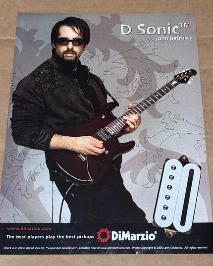 DiMarzio Pickups - JOHN PETRUCCI of DREAM THEATER - 2006 Print Advertisement