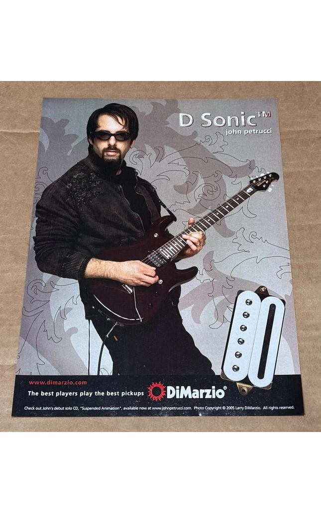 DiMarzio Pickups - JOHN PETRUCCI of DREAM THEATER - 2006 Print Advertisement